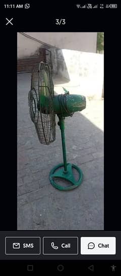 24in Vintage pedestal fan