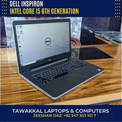 Dell i5 6th generation | 8/256 SSD | numeric backlight keyboard | 17.3