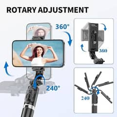 premium black selfie stick _ perfect for every occasion 1 pcs