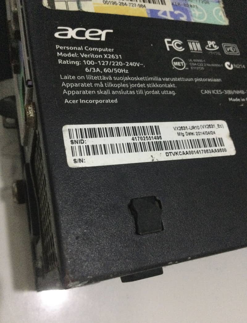 Acre Veriton 3rd 4th Generation 8gb ddr3 without HDD 5