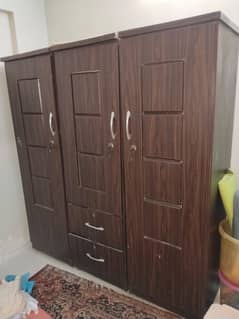 3 door Almari and Cupboard