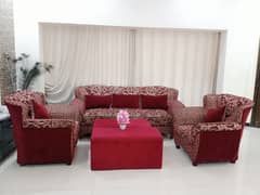 sofa set with table