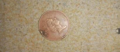 two pence coin