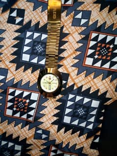 ORIGINAL RADO WATCH WATER PROOF FULL GOLDEN CLOUR