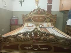 Double bed with side tables and Dressing