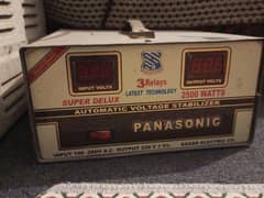 Electric Stabilizer 2500 watts with digital voltage meter
