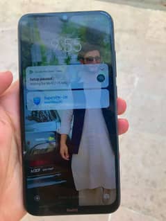 redmi note 8 4/64 with box back crack screen ma halkil se line ha