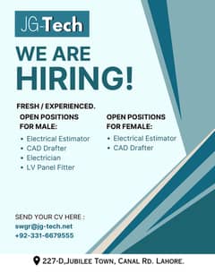 Electrical Estimator, CAD Drafter, LV Panel Fitter