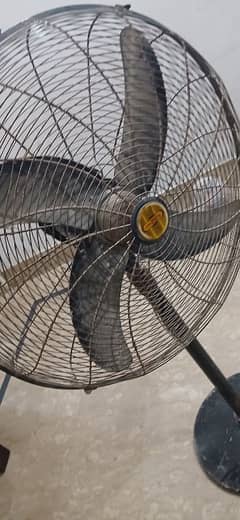 pedestal fan is in good condition