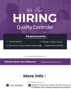 Quality Controller