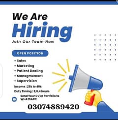 Lahore Job Offer