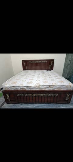 bed for sale in good condition along with the mattress