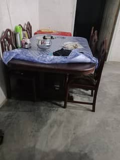 dinning table and dressing