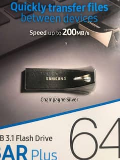 USB 64 GB High Speed 2.0/3.0 Flash Drive Speed Up To 200 MB/s
