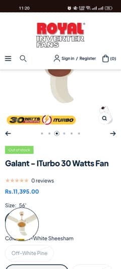 Royal fans galant turbo