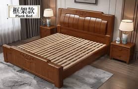 King Size Solid wood bed set new condition never used