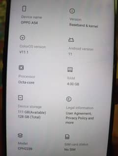 *Oppo A54 – 4GB RAM / 128GB ROM – Fingerprint not working*