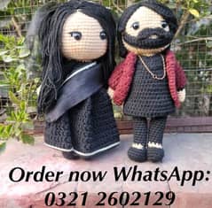 Crochet dolls roses and many more items ready on customer demand