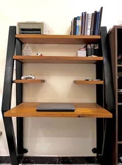 Original solid wood custom made desk. Barely used selling urgent