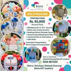 Balloon Decoration for Events  Affordable Balloon Decor Package