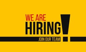 Need staff for office based work for part time and full time