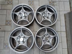 Mugen R&R Wheels Size 14 Pcd 4 nut 100 Width 6 WHATSAPP ONLY