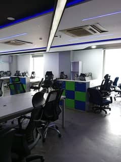 Commercial 6500 Sq Feet Fully Furnished Office For Rent In Gulberg Lahore Prime Location