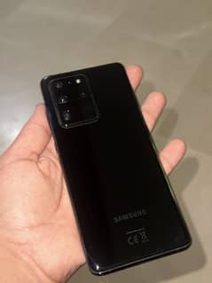 S20 ultra 128 gb 512 gb ram little scratch on camera non pta dual sim
