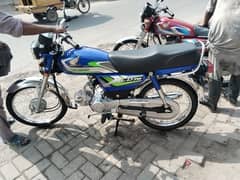 honda CD70 blue color new