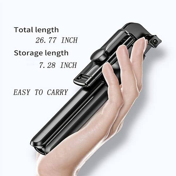 R1s Bluetooth Selfie Stick Tripod with Remote Control 6