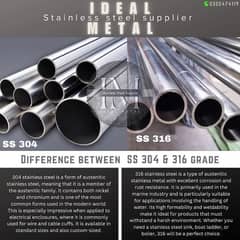 Stainless Steel's Grade: 201,304,316,316L| Pipe,Sheet,Rod,Accessories