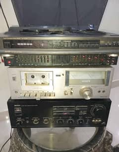 Denon Amplifier. AudioSource Graffic Equalizer.