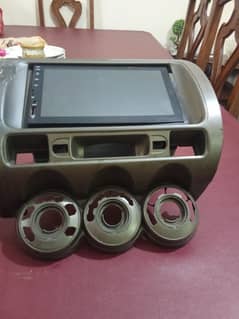 city 2003 to 2008 tv with complete wiring, genuine console and camera.