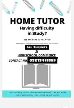 Home Tuition Matric/Inter For Math and All subjects only for girls