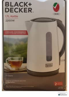 Electric kettle black decker ( Jc450) Brand New