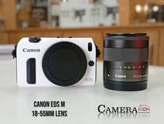 Canon eos M with 18-55mm lens