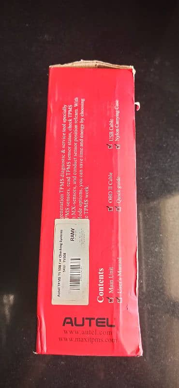 TPMS PROGRAMMING TOOL (AUTEL TS508) 5