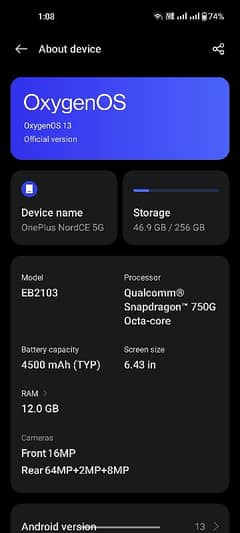 OnePlus Nord CE 5g