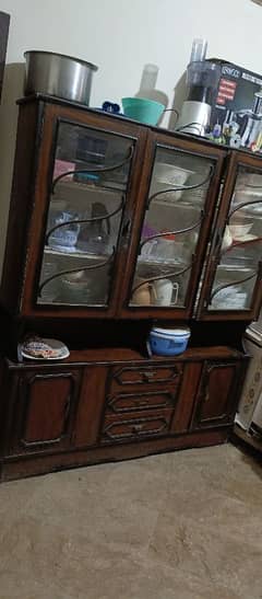 showcase wooden
