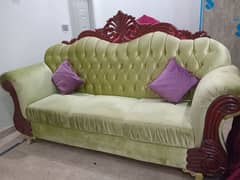 6 seater sofa set pure wood main hy