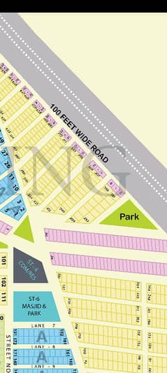 120 Sq Yard Plot Available In Vip Block 1 Saadi Garden Scheme 33 (West Open)