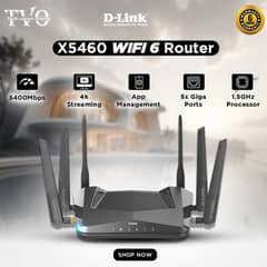 Dlink DIR-X5460 EXO AX5400 WI-FI 6 ROUTER Dual Band (Renewed)