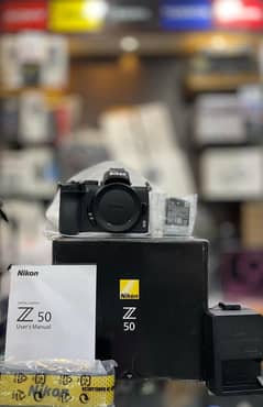 Nikon Z50 Body with 16-50 Kit Lens (Complete box)