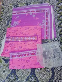 3 PC print lawn dress(5meter )