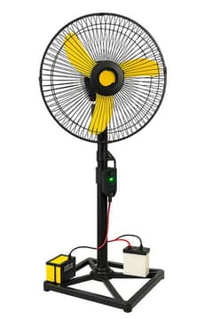 Rechargeable battery fan with stand and high Quality charger