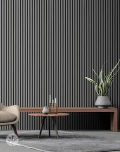 wpc panel, Media wall, wooden floor, ceiling, window blind 03147093270
