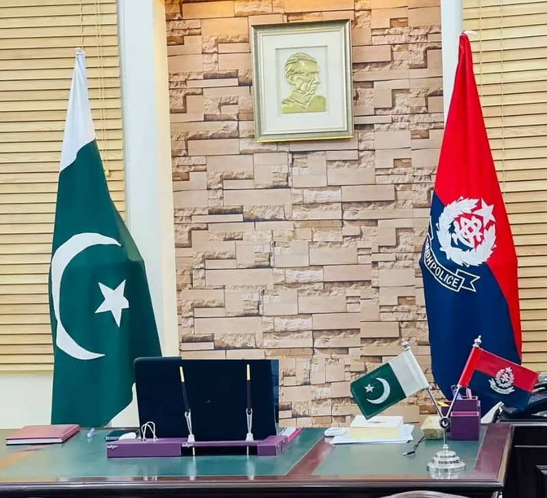 Indoor Flag & Pole | Custom Printing from Lahore | call 03008003560 12