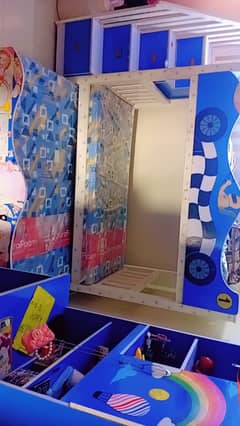 Triple kids bed set