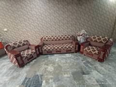 sofa set, 5 seater. new