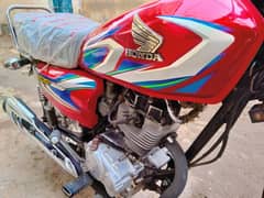 Honda CG125 Karachi golden number